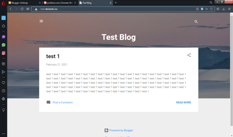 Cara Menghubungkan Domain Porkbun ke Blogger - DwiAY (DAL1809)