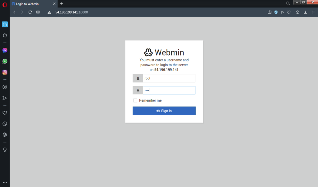 webmin for ubuntu