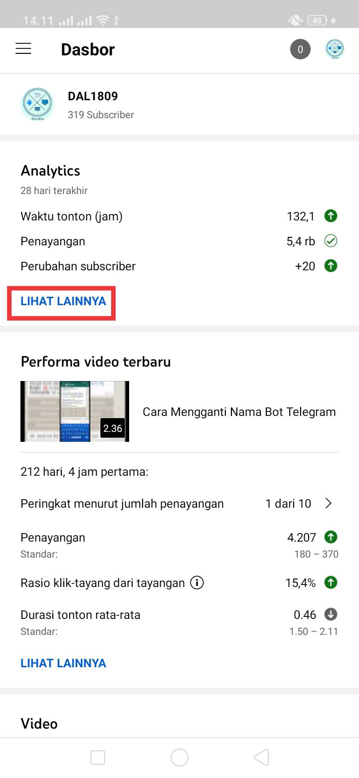 Cara Mengetahui Penonton atau Viewers Channel Youtube di Youtube Studio