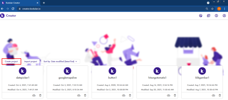 membuat button dengan material design kodular #1