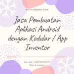 Jasa Pembuatan Aplikasi Android Kodular