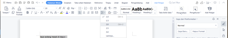 line spacing di wps office pc #3