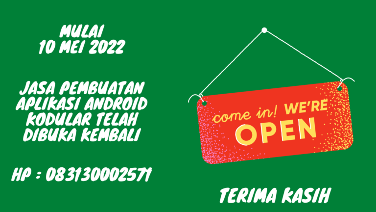 Buka Kembali Setelah Lebaran 2022