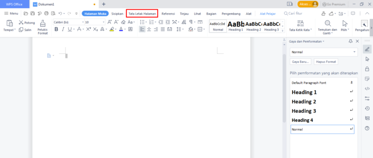 pembatasan halaman dokumen di wps office pc #1