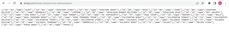 masukkan data JSON online ke spinner kodular #2