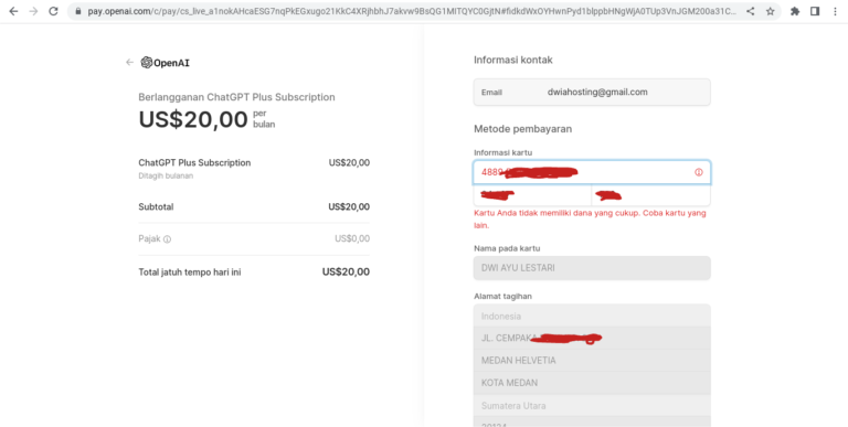 kegagalan upgrade chatgpt plus #1