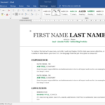 menggunakan-template-CV-Resume-di-word-2019-4