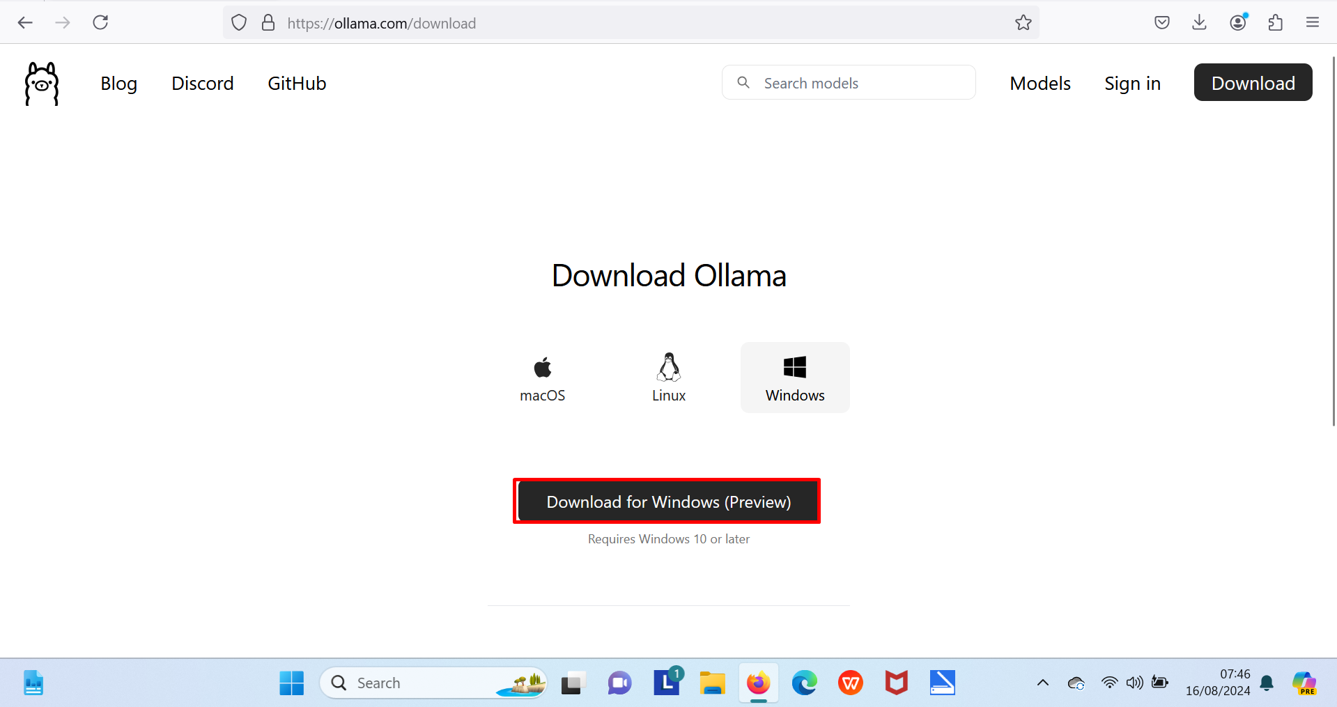 Cara install ollama di windows dwiay dal1809 