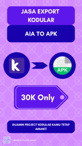 JASA EXPORT KODULAR AIA TO APK 1
