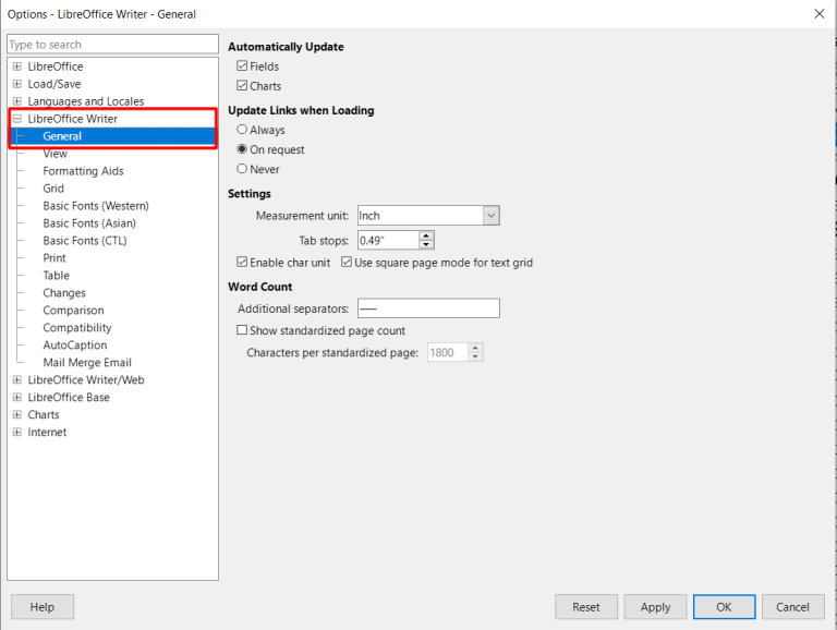 Cara Ganti Satuan Ukuran di LibreOffice Writer #2