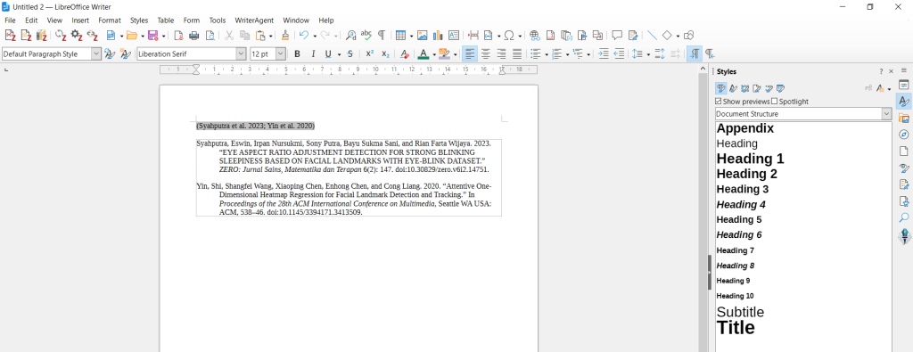 Cara Membuat Daftar Pustaka dengan Zotero di LibreOffice Writer #10
