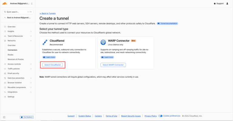 cara install Cloudflare Tunnel di Orange Pi Zero 3 #4