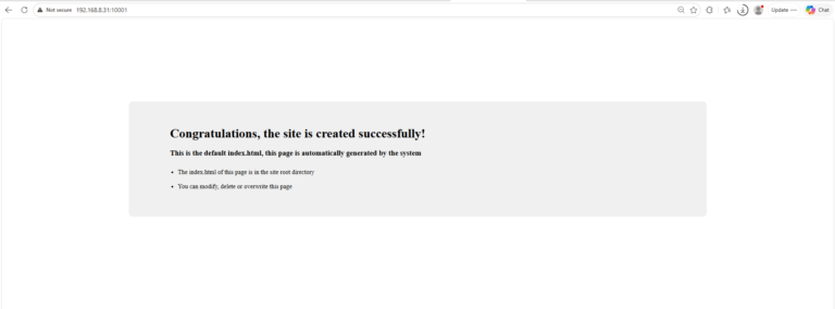 cara membuat project website baru dengan PHP di Aapanel pada orange pi zero 3 #6