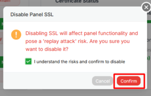 cara menonaktifkan fitur ssl di aapanel pada orange pi zero 3 #4-b