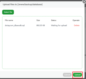 cara import database mysql di aapanel pada orange pi zero 3 #8