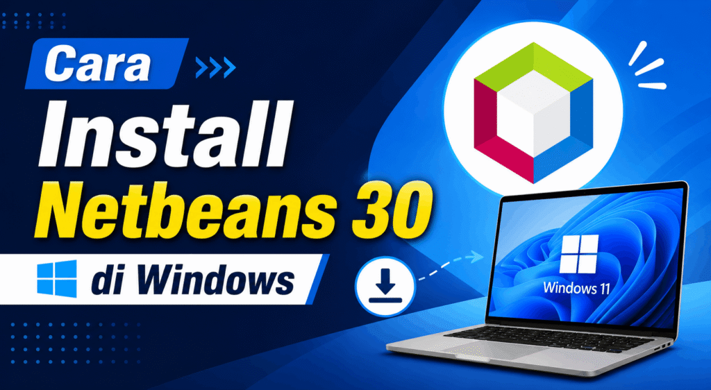 banner Cara Install Netbeans 30 di Windows-min