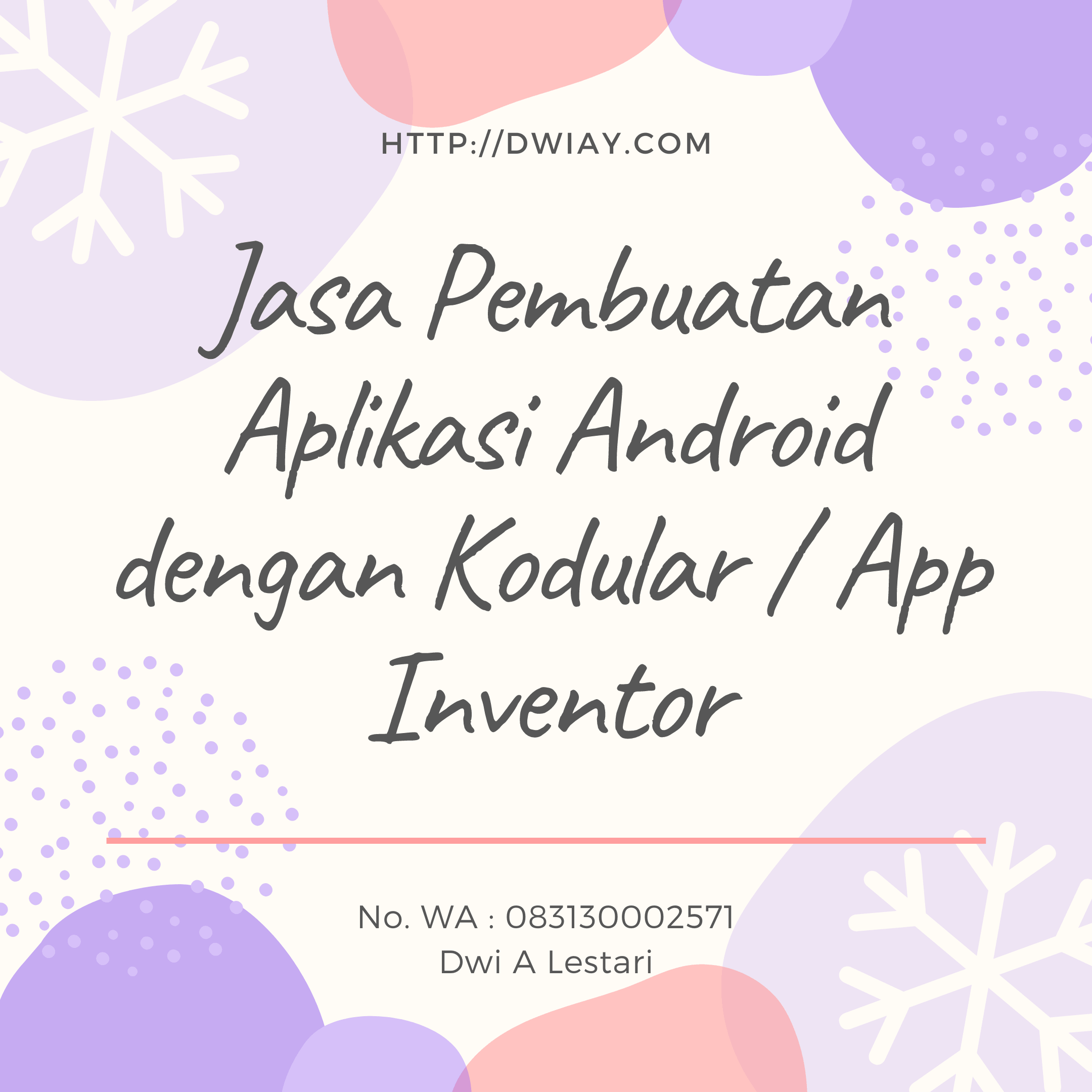 Jasa Pembuatan Aplikasi Android pakai Kodular